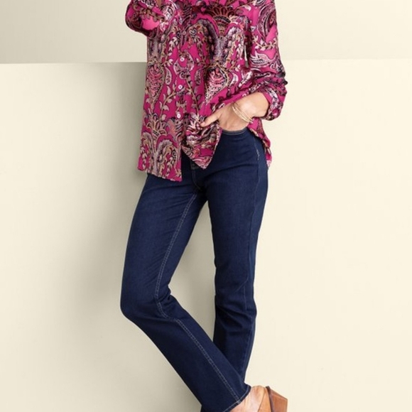 Soft Surroundings Bellarosa Velvet Tunic Large New - Picture 7 of 8